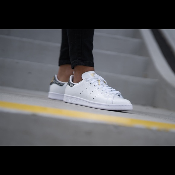 ADIDAS OG FV3422 SNAKESKIN STAN SMITH Shoes Size 6 - Picture 2 of 4